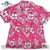 Tropic Fever Purple Fitted Women’s Hawaiian Shirt