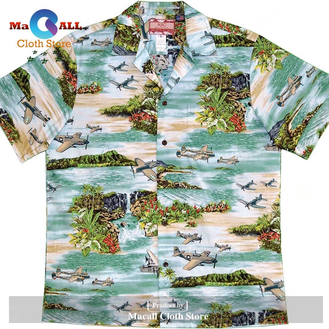 Wings Over Diamond Head Hawaiian Shirt - Sage Wings Over Diamond Head Hawaiian Shirt - Sage