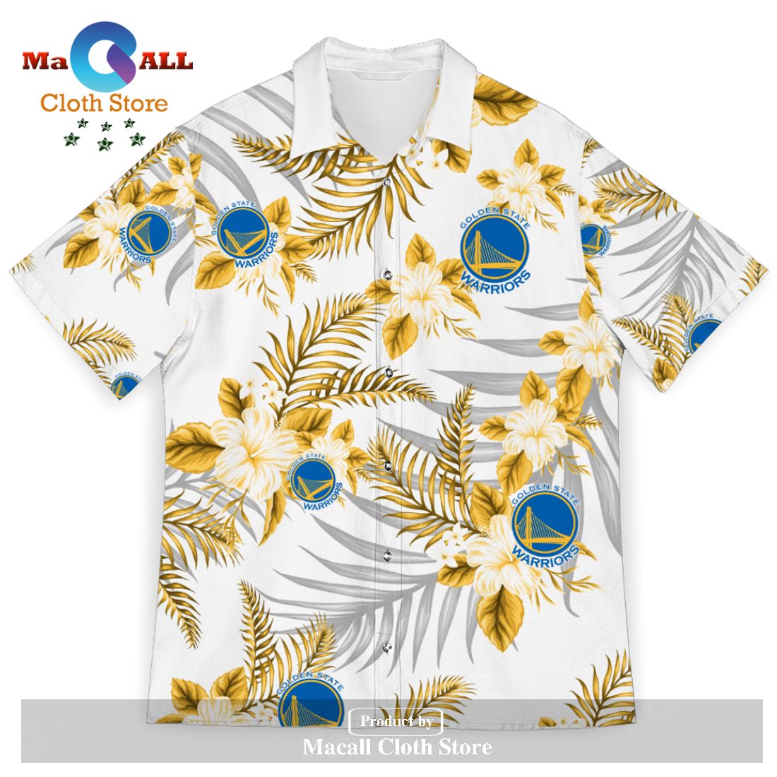 Golden State Warriors Sports American Hawaiian Tropical Patterns For Fans Club Trending Summer Gifts Unisex Hawaii Shirt Golden State Warriors Sports American Hawaiian Tropical Patterns For Fans Club Trending Summer Gifts Unisex Hawaii Shirt