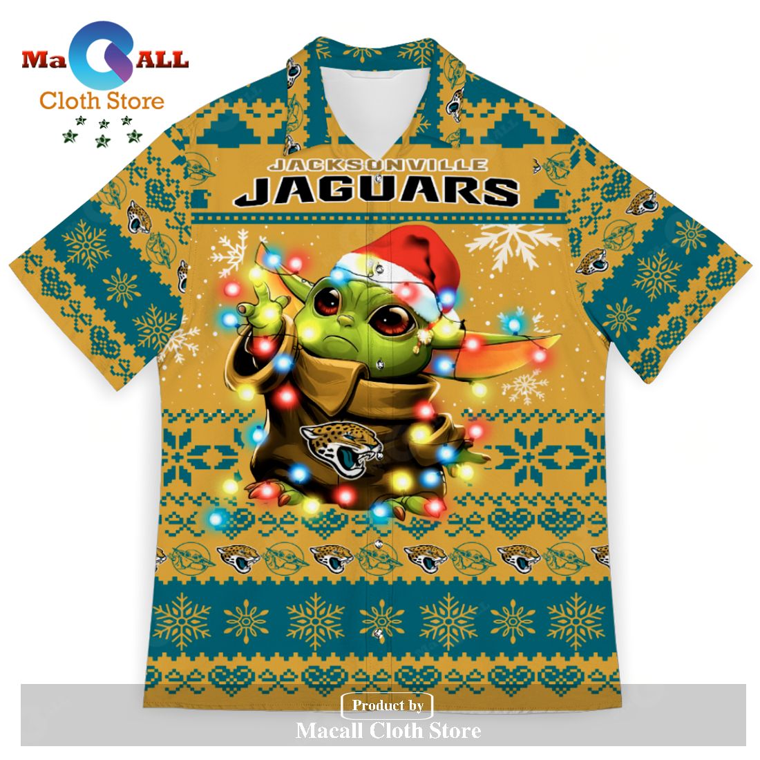 Los Angeles Rams Baby Yoda Star Wars American Ugly Christmas Sweater  Pattern Hawaiian Shirt - Banantees