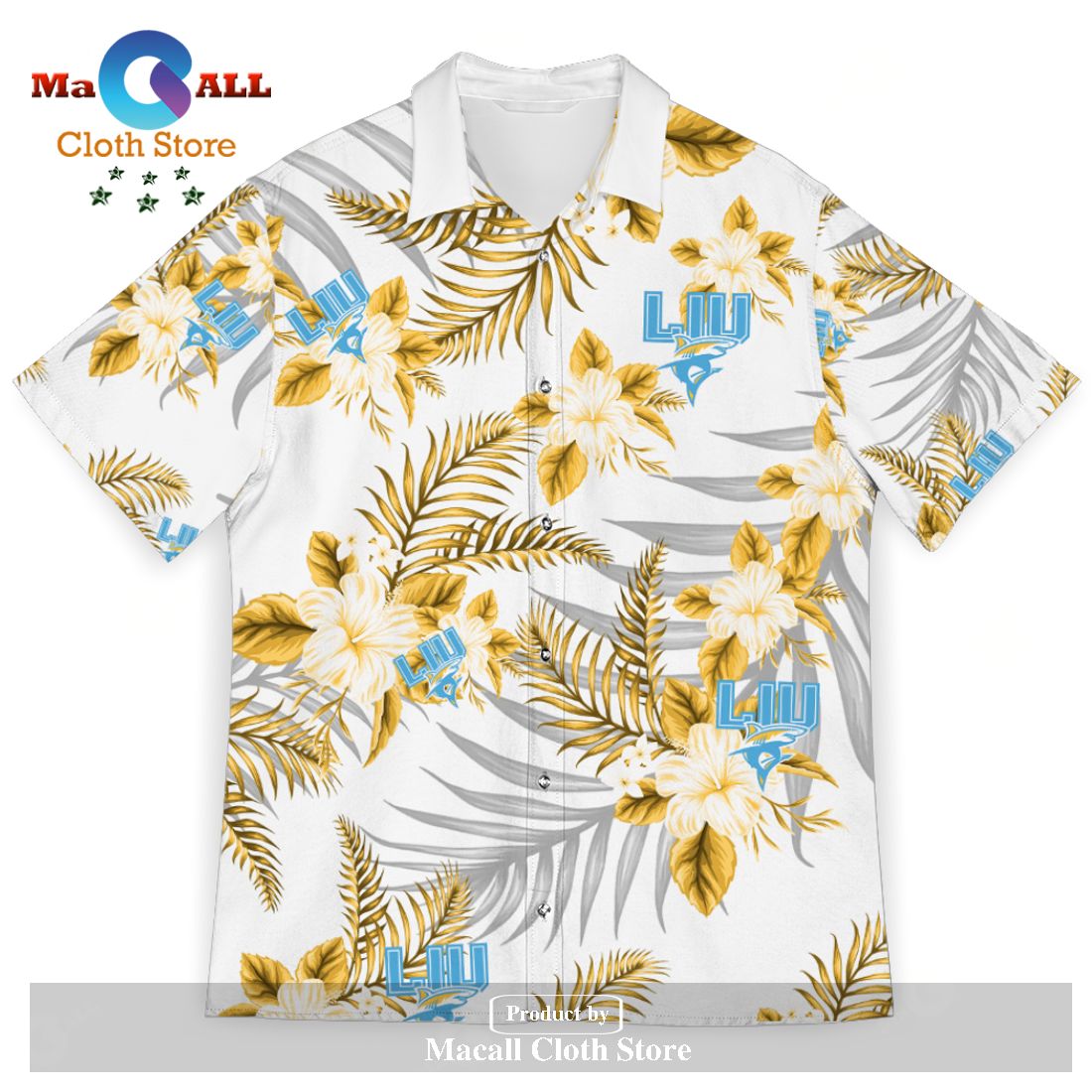 LIU Brooklyn Blackbirds Sports American Hawaiian Tropical Patterns For Fans Club Trending Summer Gifts Unisex Hawaii Shirt LIU Brooklyn Blackbirds Sports American Hawaiian Tropical Patterns For Fans Club Trending Summer Gifts Unisex Hawaii Shirt