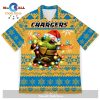 Los Angeles Chargers Snoopy Dabbing The Peanuts Sports Football American Christmas Dripping Matching New Trends For Fans Club Gifts Unisex Hawaiian Shirt-3D Hawaiian Shirt