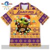 Los Angeles Lakers Snoopy Dabbing The Peanuts Sports Football American Christmas Dripping Matching New Trends For Fans Club Gifts Unisex Hawaiian Shirt-3D Hawaiian Shirt