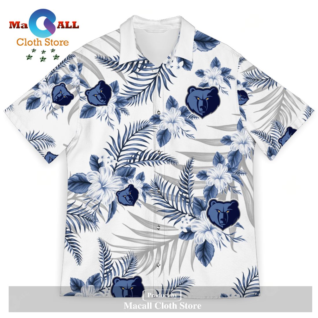 Memphis Grizzlies Sports American Hawaiian Tropical Patterns For Fans Club Trending Summer Gifts Unisex Hawaii Shirt