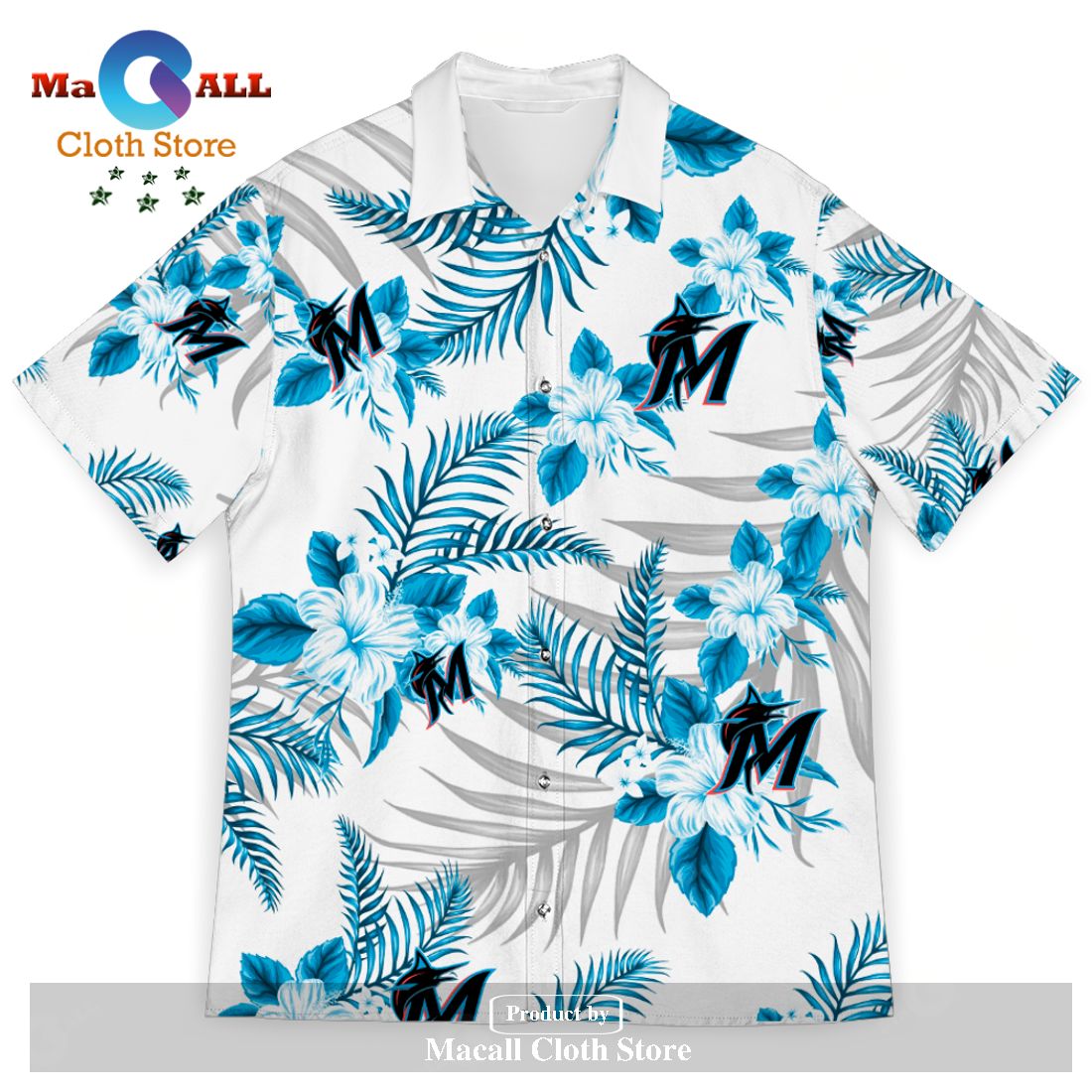 MLB Miami Marlins Hawaiian Shirt Funny Skeleton Dancing Trendy