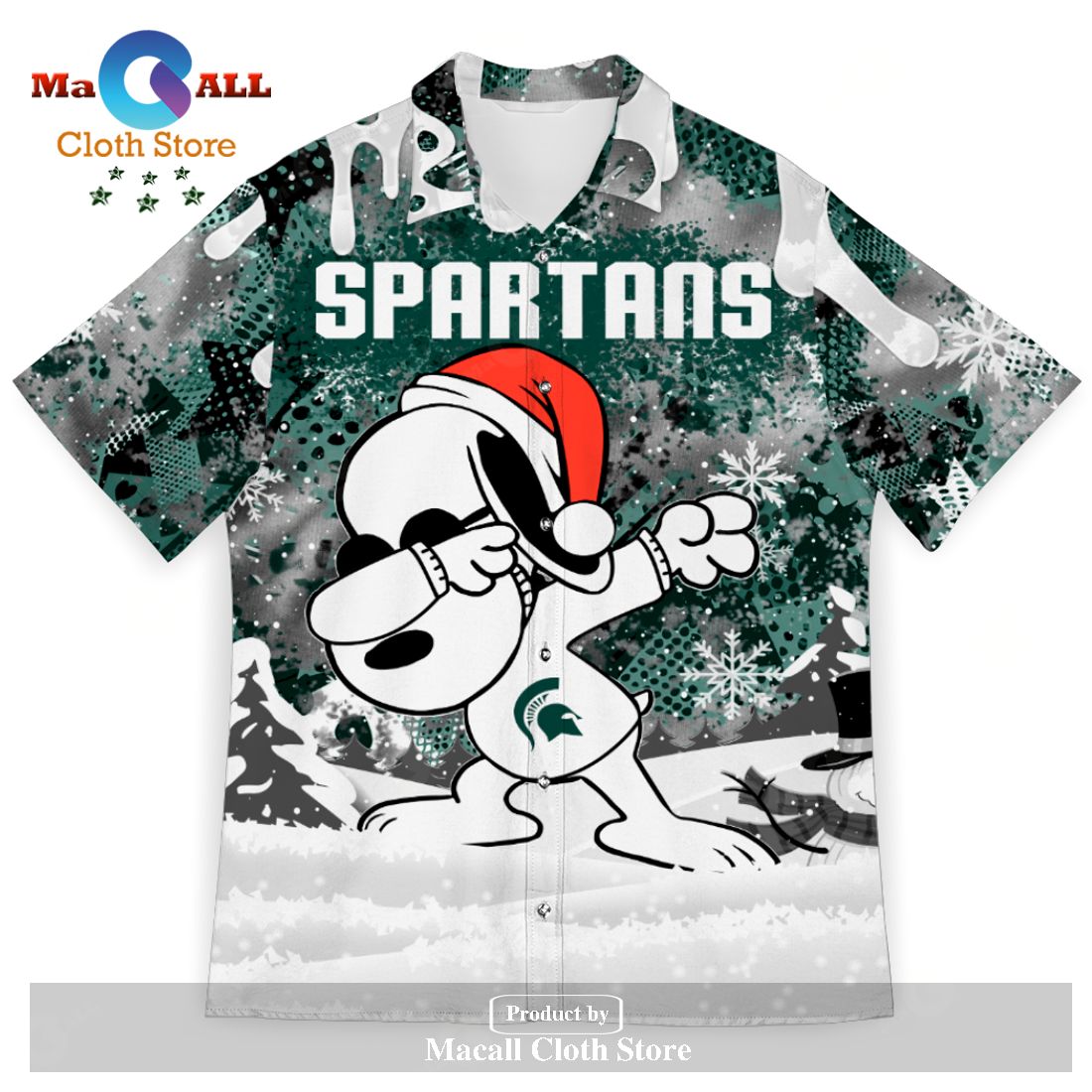 Michigan State Spartans Snoopy Dabbing The Peanuts Sports Football American Christmas Dripping Matching New Trends For Fans Club Gifts Unisex Hawaiian Shirt-3D Hawaiian Shirt Michigan State Spartans Snoopy Dabbing The Peanuts Sports Football American Christmas Dripping Matching New Trends For Fans Club Gifts Unisex Hawaiian Shirt-3D Hawaiian Shirt