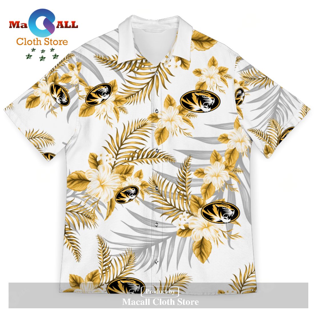 Missouri Tigers Sports American Hawaiian Tropical Patterns For Fans Club Trending Summer Gifts Unisex Hawaii Shirt Missouri Tigers Sports American Hawaiian Tropical Patterns For Fans Club Trending Summer Gifts Unisex Hawaii Shirt