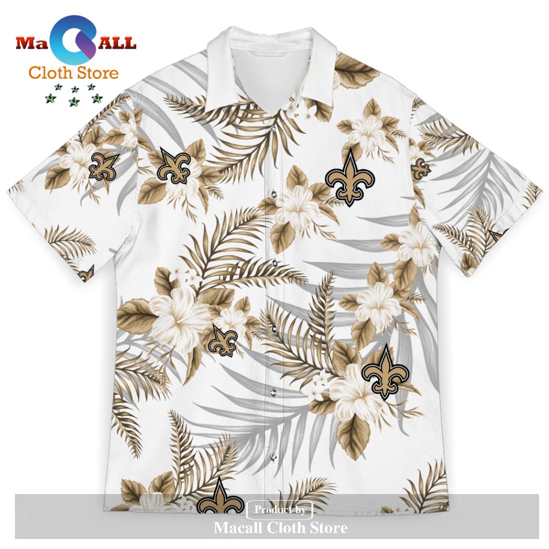New Orleans Saints Sports American Hawaiian Tropical Patterns For Fans Club Trending Summer Gifts Unisex Hawaii Shirt New Orleans Saints Sports American Hawaiian Tropical Patterns For Fans Club Trending Summer Gifts Unisex Hawaii Shirt