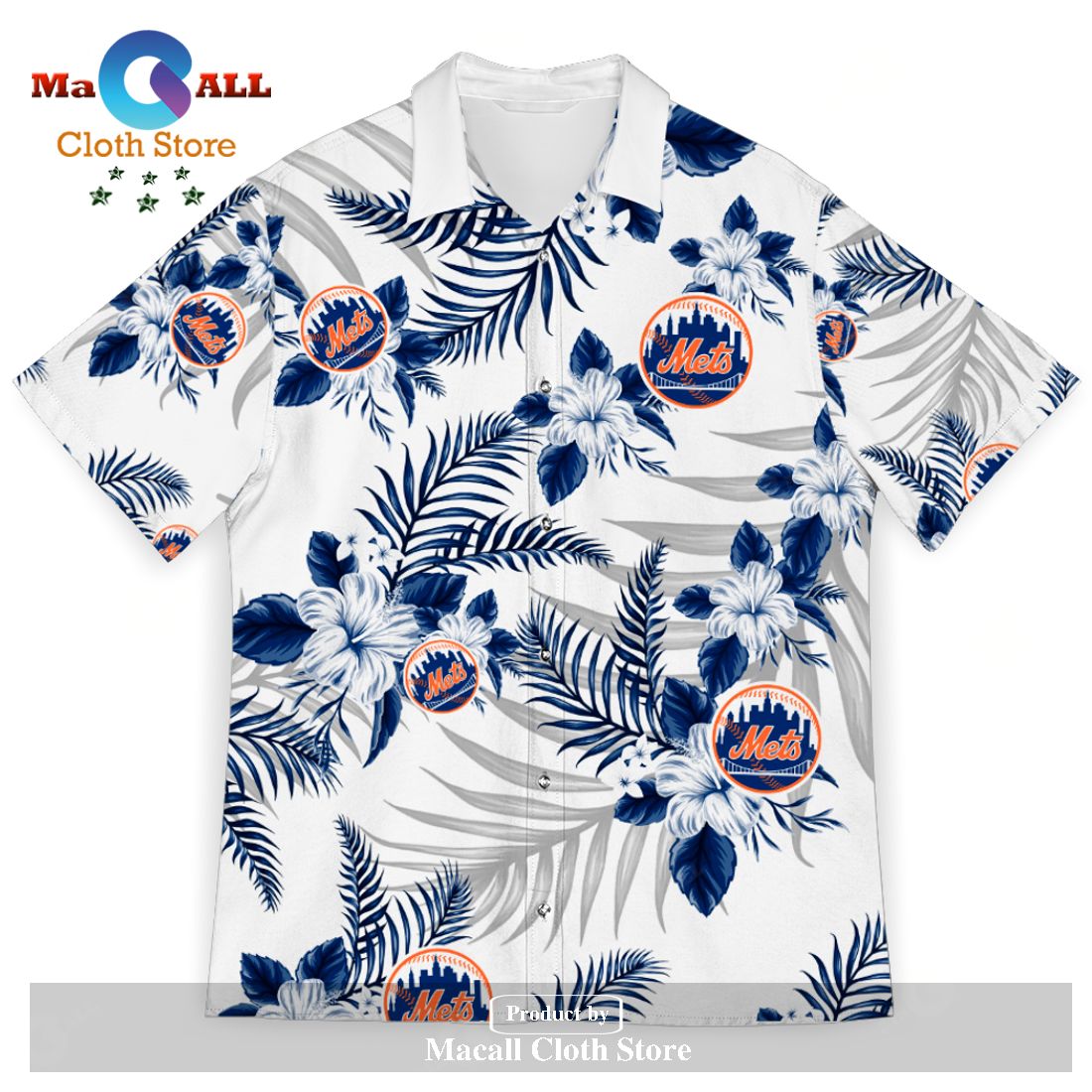 New York Mets Sports American Hawaiian Tropical Patterns For Fans Club Trending Summer Gifts Unisex Hawaii Shirt New York Mets Sports American Hawaiian Tropical Patterns For Fans Club Trending Summer Gifts Unisex Hawaii Shirt
