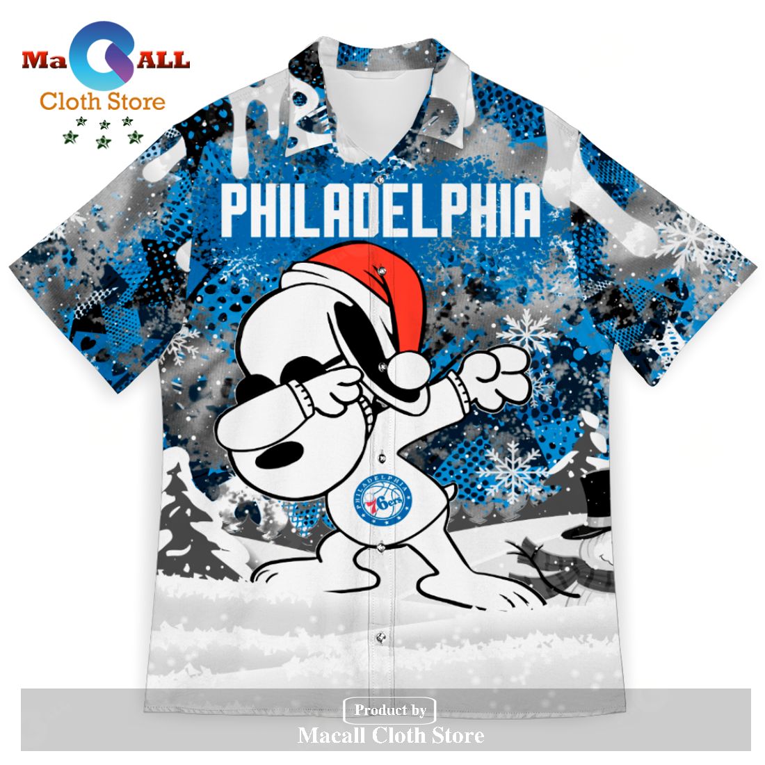 Philadelphia 76ers Snoopy Dabbing The Peanuts Sports Football American Christmas Dripping Matching New Trends For Fans Club Gifts Unisex Hawaiian Shirt-3D Hawaiian Shirt Philadelphia 76ers Snoopy Dabbing The Peanuts Sports Football American Christmas Dripping Matching New Trends For Fans Club Gifts Unisex Hawaiian Shirt-3D Hawaiian Shirt