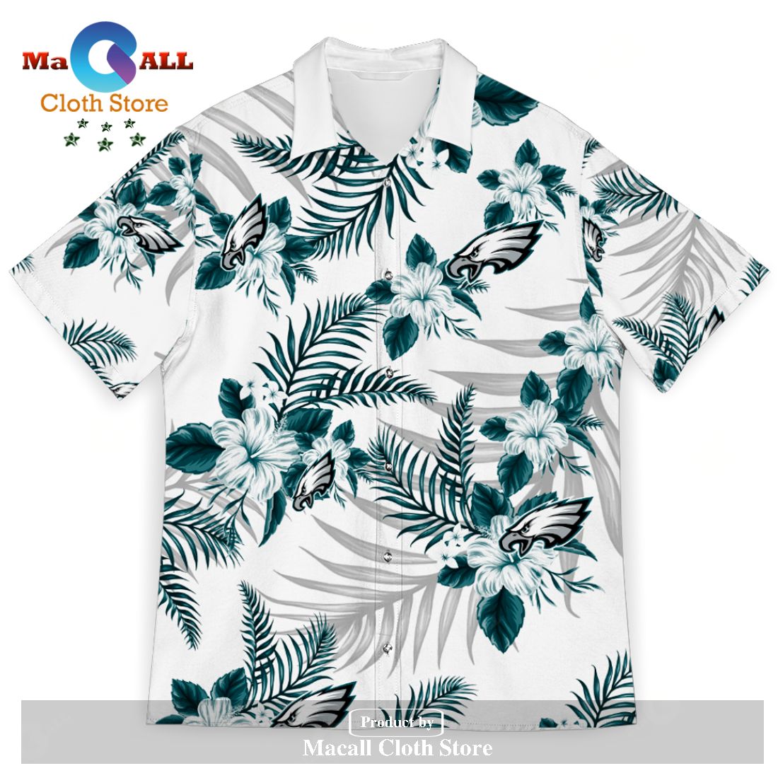 Philadelphia Eagles Sports American Hawaiian Tropical Patterns For Fans Club Trending Summer Gifts Unisex Hawaii Shirt Philadelphia Eagles Sports American Hawaiian Tropical Patterns For Fans Club Trending Summer Gifts Unisex Hawaii Shirt