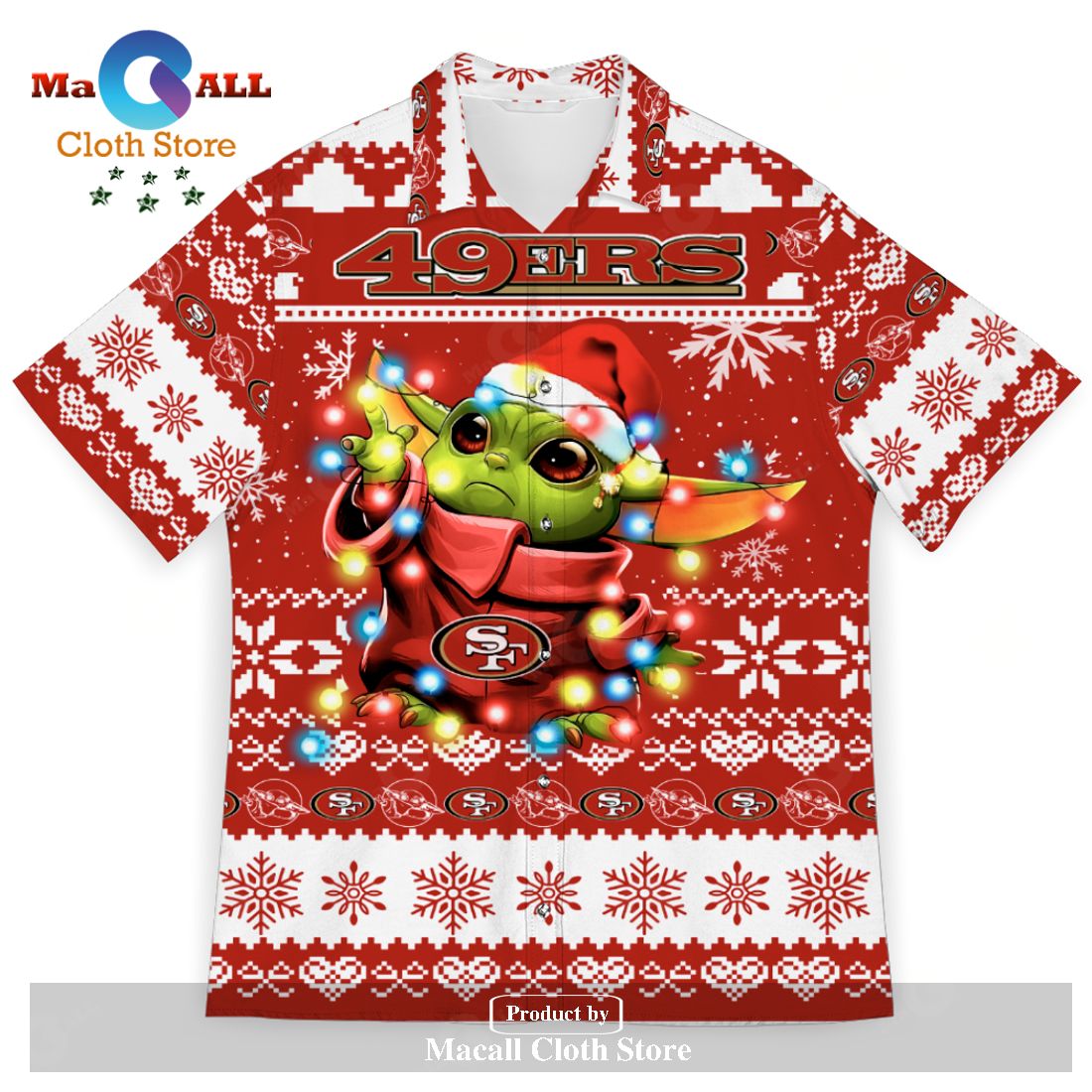 San Francisco 49ers Ugly Christmas Sweater Yoda Baby 49ers Gift