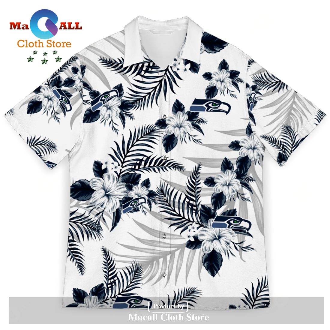 Seattle Seahawks NFL Hawaiian Shirt Star Pattern Best Trend Summer Gift