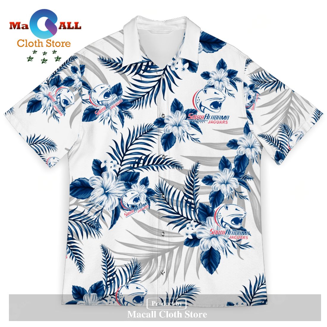 South Alabama Jaguars Sports American Hawaiian Tropical Patterns For Fans Club Trending Summer Gifts Unisex Hawaii Shirt South Alabama Jaguars Sports American Hawaiian Tropical Patterns For Fans Club Trending Summer Gifts Unisex Hawaii Shirt