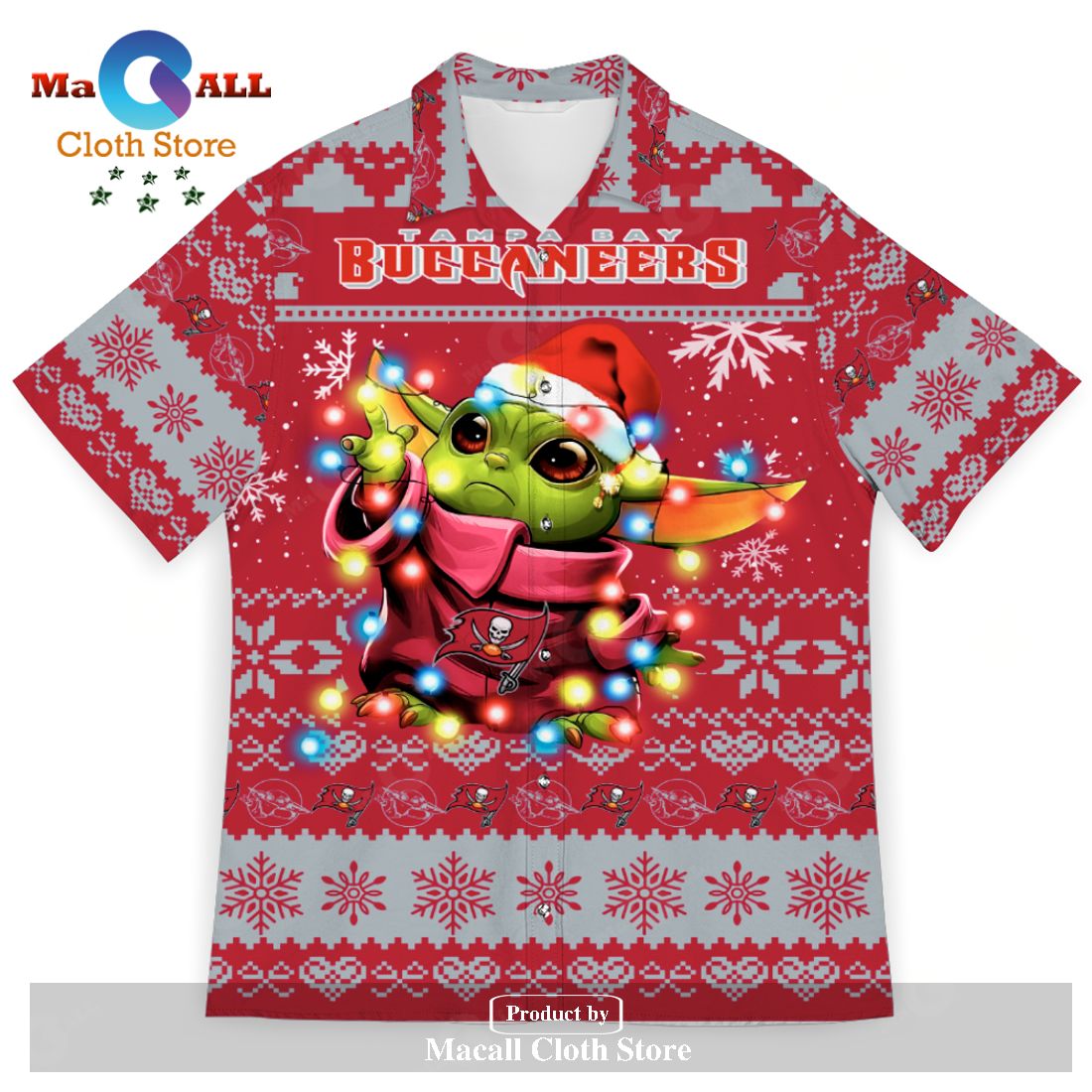 Tampa Bay Buccaneers Baby Yoda Star Wars Sports Football American Ugly Christmas Sweater New Trends For Fans Club Gifts Unisex Hawaiian Shirt-3D Hawaiian Shirt Tampa Bay Buccaneers Baby Yoda Star Wars Sports Football American Ugly Christmas Sweater New Trends For Fans Club Gifts Unisex Hawaiian Shirt-3D Hawaiian Shirt