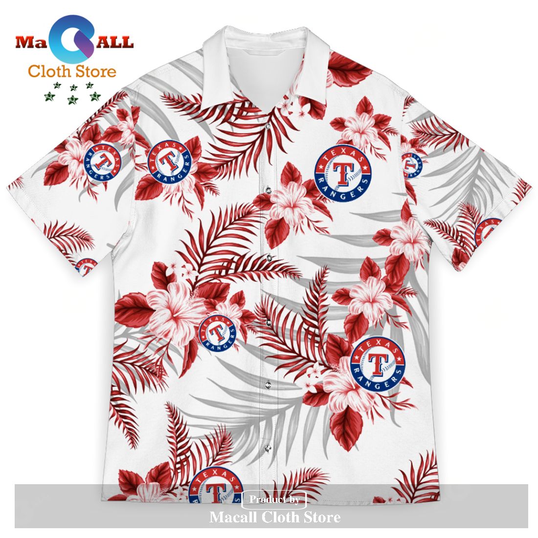Texas Rangers Sports American Hawaiian Tropical Patterns For Fans Club Trending Summer Gifts Unisex Hawaii Shirt Texas Rangers Sports American Hawaiian Tropical Patterns For Fans Club Trending Summer Gifts Unisex Hawaii Shirt