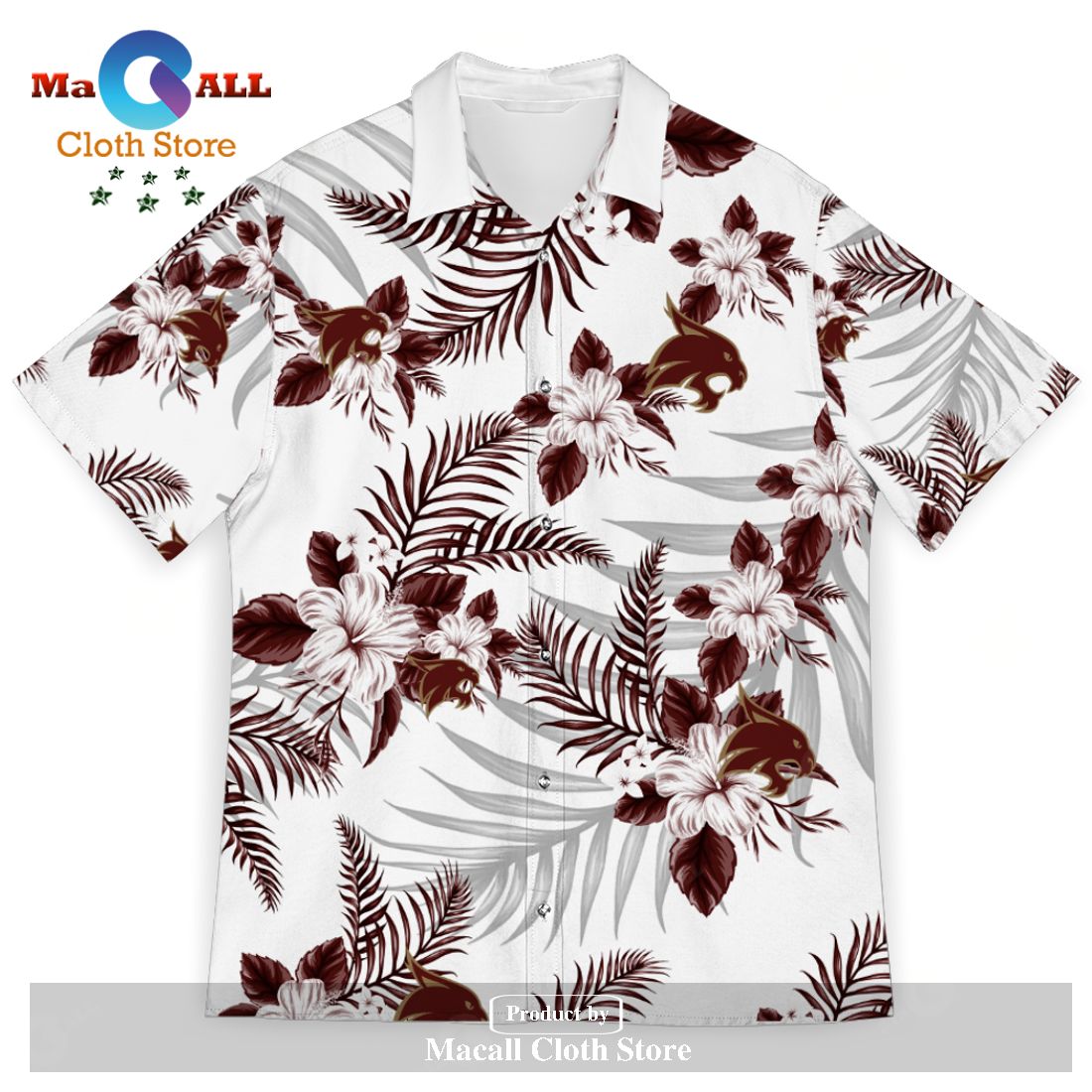 Texas State Bobcats Sports American Hawaiian Tropical Patterns For Fans Club Trending Summer Gifts Unisex Hawaii Shirt Texas State Bobcats Sports American Hawaiian Tropical Patterns For Fans Club Trending Summer Gifts Unisex Hawaii Shirt
