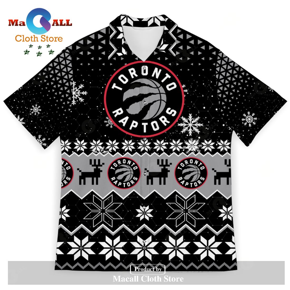 Toronto Raptors Sports Football American Ugly Christmas Sweater New Trends For Fans Club Gifts Unisex Hawaiian Shirt-3D Hawaiian Shirt