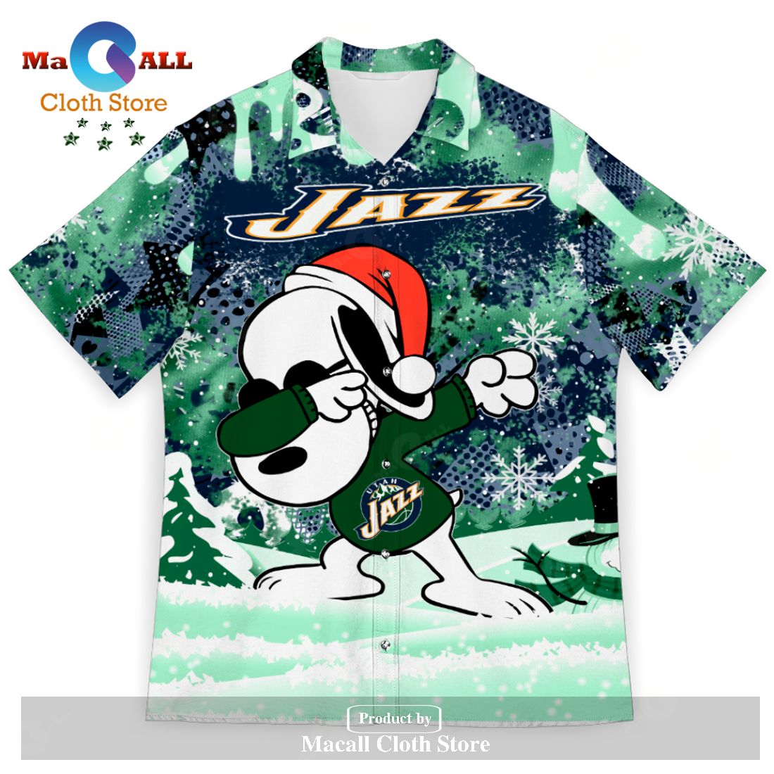 Utah Jazz Snoopy Dabbing The Peanuts Sports Football American Christmas Dripping Matching New Trends For Fans Club Gifts Unisex Hawaiian Shirt-3D Hawaiian Shirt Utah Jazz Snoopy Dabbing The Peanuts Sports Football American Christmas Dripping Matching New Trends For Fans Club Gifts Unisex Hawaiian Shirt-3D Hawaiian Shirt