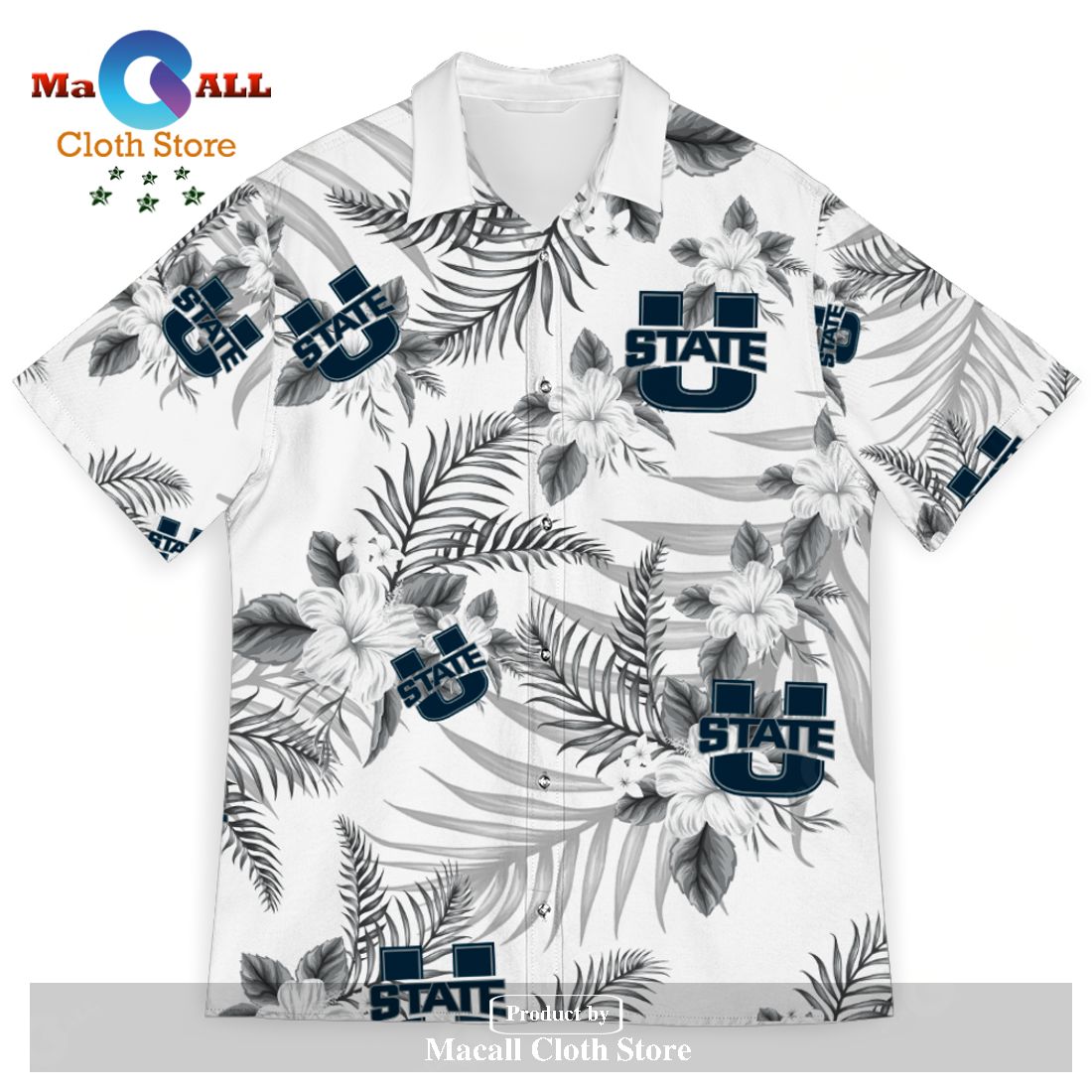 Utah State Aggies Sports American Hawaiian Tropical Patterns For Fans Club Trending Summer Gifts Unisex Hawaii Shirt Utah State Aggies Sports American Hawaiian Tropical Patterns For Fans Club Trending Summer Gifts Unisex Hawaii Shirt