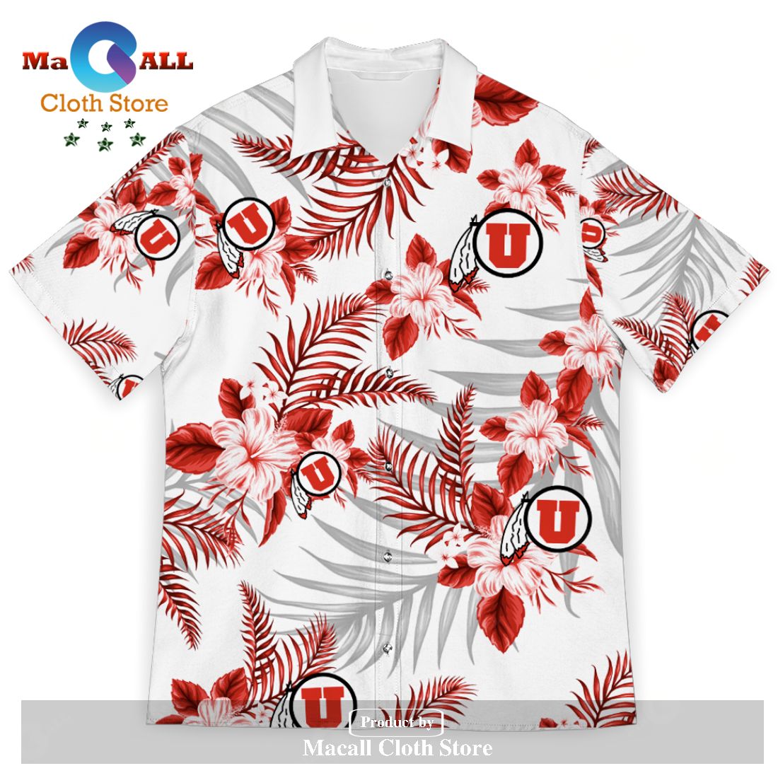Utah Utes Sports American Hawaiian Tropical Patterns For Fans Club Trending Summer Gifts Unisex Hawaii Shirt Utah Utes Sports American Hawaiian Tropical Patterns For Fans Club Trending Summer Gifts Unisex Hawaii Shirt