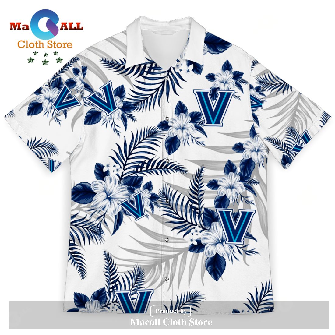 Villanova Wildcats Sports American Hawaiian Tropical Patterns For Fans Club Trending Summer Gifts Unisex Hawaii Shirt Villanova Wildcats Sports American Hawaiian Tropical Patterns For Fans Club Trending Summer Gifts Unisex Hawaii Shirt