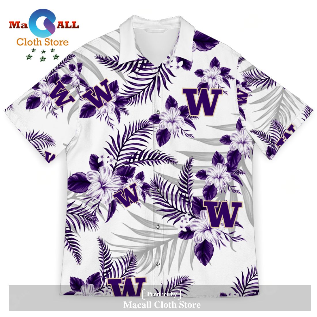 Washington Huskies Sports American Hawaiian Tropical Patterns For Fans Club Trending Summer Gifts Unisex Hawaii Shirt Washington Huskies Sports American Hawaiian Tropical Patterns For Fans Club Trending Summer Gifts Unisex Hawaii Shirt