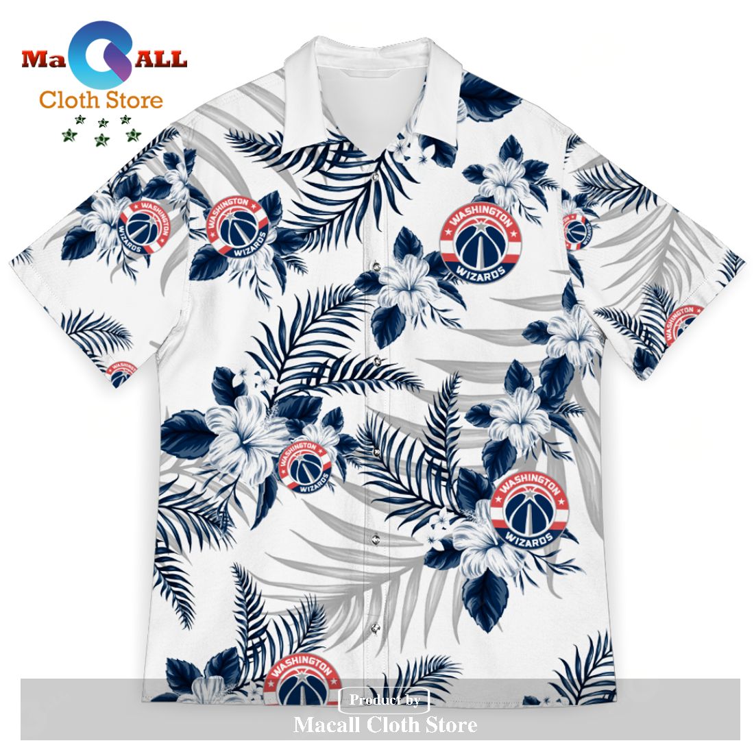 Washington Wizards Sports American Hawaiian Tropical Patterns For Fans Club Trending Summer Gifts Unisex Hawaii Shirt Washington Wizards Sports American Hawaiian Tropical Patterns For Fans Club Trending Summer Gifts Unisex Hawaii Shirt
