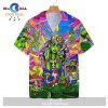 Alien Hawaiian Shirt Tropical Alien 3D Hawaii Aloha Shirt Adult Unisex