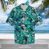 Alien Hawaiian Shirt Hippie Alien Pink Blue Green Hawaii Aloha Shirt