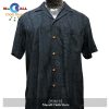 Bamboo Paradise Black Hawaiian Shirt and Shorts