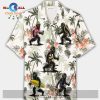Bigfoot Aloha Shirt Bigfoot Sunny Volcano Hawaiian Shirt Unisex Adult_