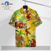 Bigfoot Aloha Shirt Bigfoot Sunny Volcano Hawaiian Shirt Unisex Adult_