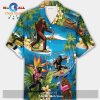 Bigfoot Aloha Shirt Yellow Bigfoot Beer Hawaiian Shirt
