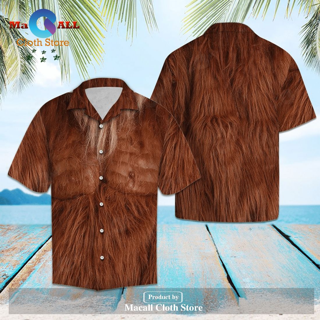 Bigfoot Hawaiian Shirt Bigfoot Costume Hawaii Shirt Bigfoot Hawaiian Shirt Bigfoot Costume Hawaii Shirt