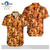 Bigfoot Hawaiian Shirt Bigfoot Mandala Grey Khaki Hawaii Aloha Hawaiian Shirt