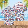 Buffalo Bills Hawaiian Shirt Buffalo Bills Palm Leaves Pineapples Red  – QD21