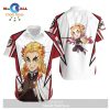 Demon Slayer Hawaii Shirt Kimetsu No Yaiba Hashira And Kisatsutai White Hawaiian Shirt