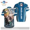 Demon Slayer Hawaiian Shirt Chibi Tanjiro Nezuko Zenitsu Inosuke Kimet