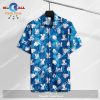 DN Hawaiian Shirt Mouses Plaid Grey Hawaii Aloha Tshirt
