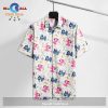 DN Hawaiian Shirt Mouses Plaid Grey Hawaii Aloha Tshirt – VV81