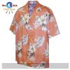 Floral Garden Peach Women’s Hawaiian Shirt and Shorts