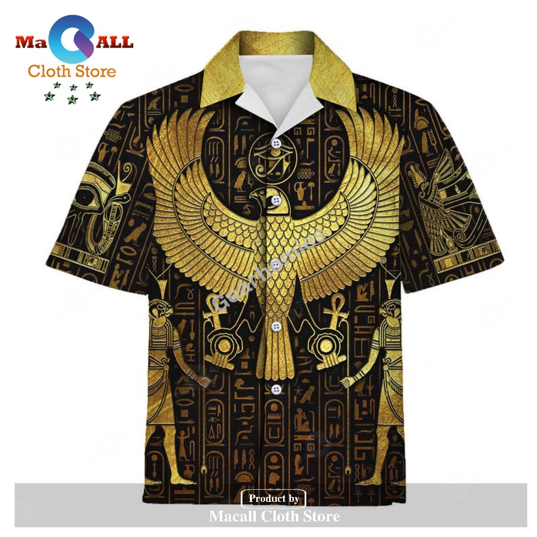 Gearhomies Hawaiian Shirt Horus 3D Apparel Gearhomies Hawaiian Shirt Horus 3D Apparel