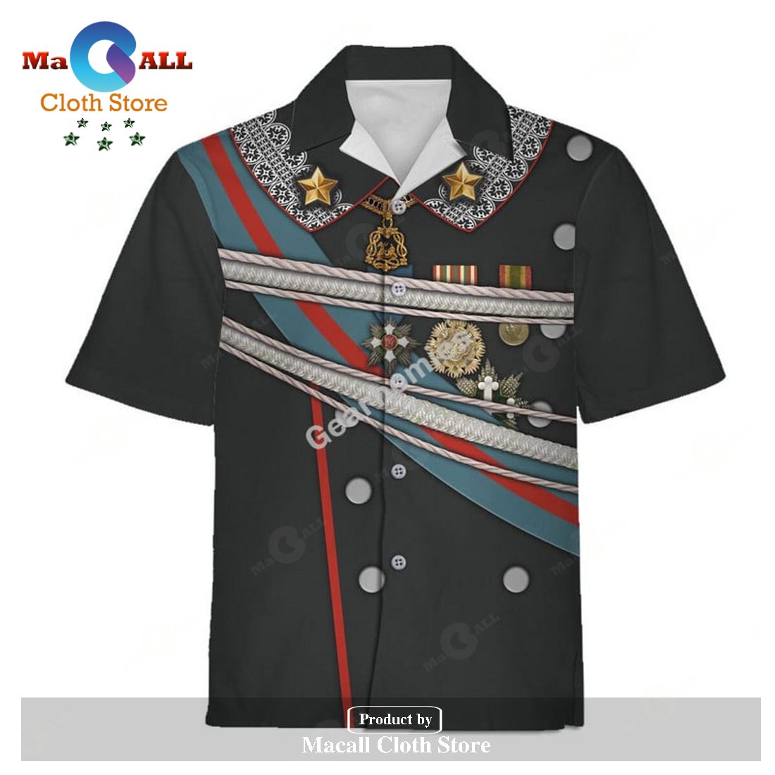 GearHomies Hawaiian Shirt King Umberto I Of Italia 3D Apparel GearHomies Hawaiian Shirt King Umberto I Of Italia 3D Apparel