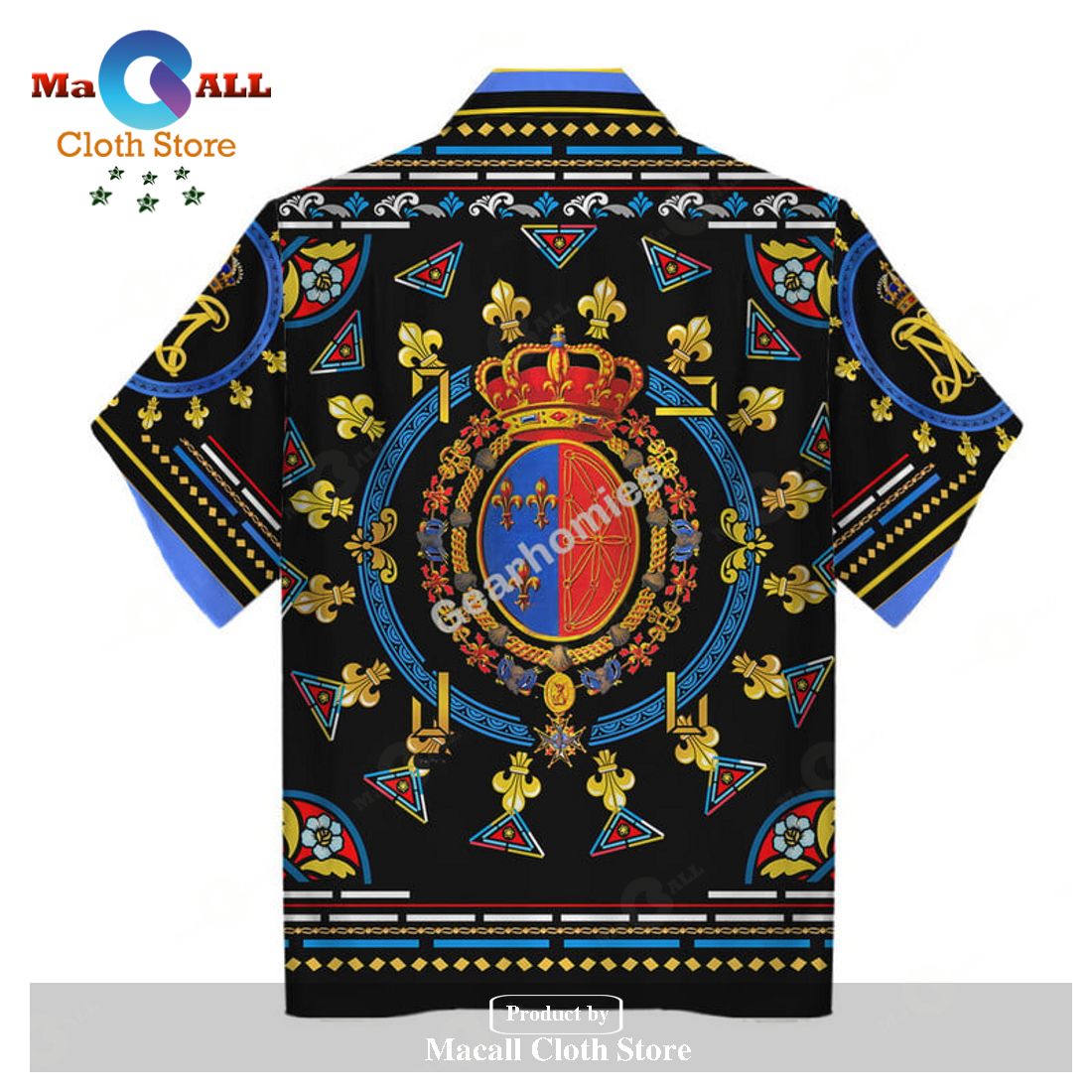 Gearhomies Hawaiian Shirt Louis XIV of France 3D Apparel Gearhomies Hawaiian Shirt Louis XIV of France 3D Apparel