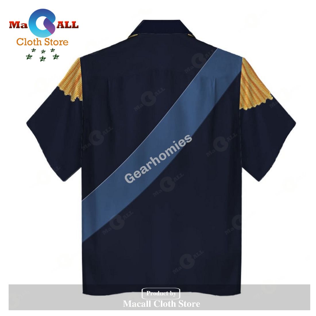 GearHomies Hawaiian Shirt Marshal General in Napoleonic War 3D Apparel GearHomies Hawaiian Shirt Marshal General in Napoleonic War 3D Apparel