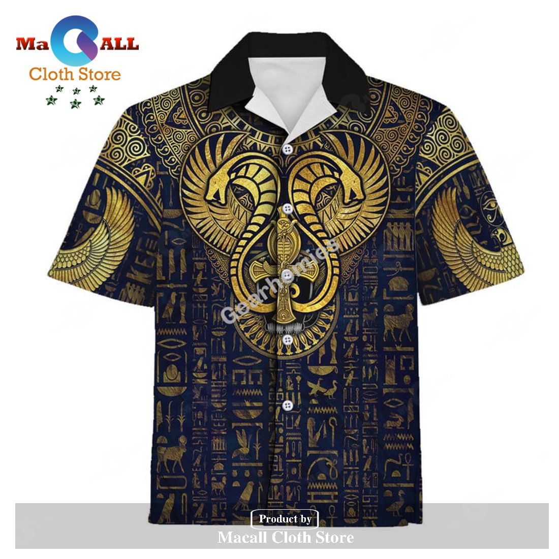 Gearhomies Hawaiian Shirt Uraeus 3D Apparel Gearhomies Hawaiian Shirt Uraeus 3D Apparel