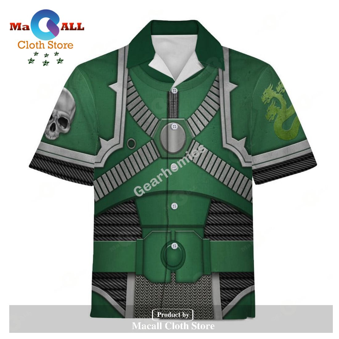 Gearhomies Unisex Hawaiian Shirt Alpha Legion Colour Scheme 3D Costumes Gearhomies Unisex Hawaiian Shirt Alpha Legion Colour Scheme 3D Costumes