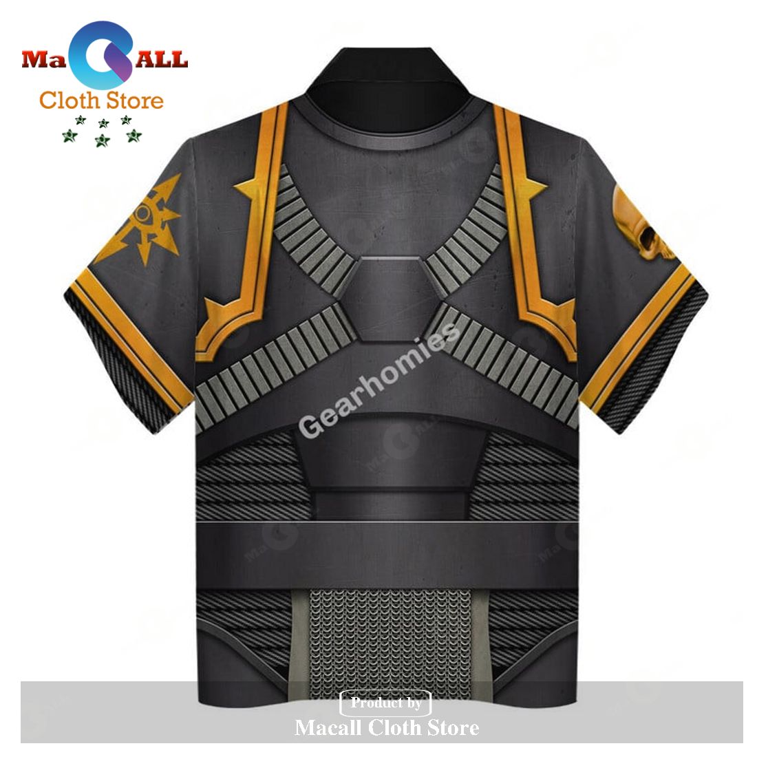 Gearhomies Unisex Hawaiian Shirt Black Legion Colour Scheme 3D Costumes Gearhomies Unisex Hawaiian Shirt Black Legion Colour Scheme 3D Costumes