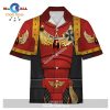 GearHomies Unisex Hawaiian Shirt Blood Angels Brown Robe 3D Costumes